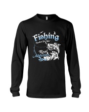 Fishing 3 - Fishing hooked for life Real Long Sleeve Tee tile