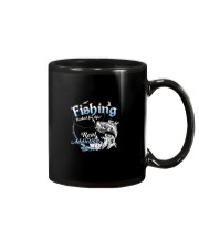 Fishing 3 - Fishing hooked for life Real Mug tile