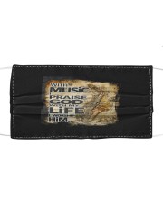 With Music I pray God Saxophone Mask tile