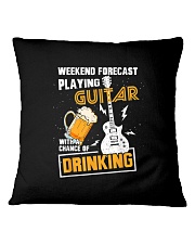 Beer Lover - Weekend ForeCast Play Guitar Square Pillowcase tile