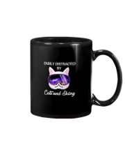 Skiing Lover 1 - Easily Distracted Mug tile