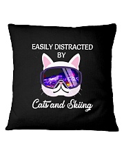 Skiing Lover 1 - Easily Distracted Square Pillowcase tile