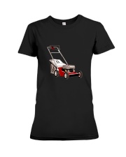 Lawn Mower 15 Push Lawn Mower Premium Fit Ladies Tee tile