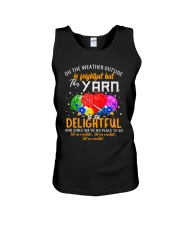 Crochet Lover - OH The Weather Outside Unisex Tank tile