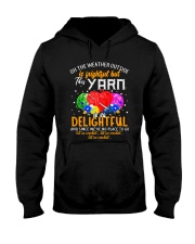 Crochet Lover - OH The Weather Outside Hooded Sweatshirt tile