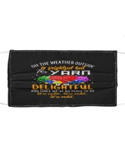 Crochet Lover - OH The Weather Outside Mask tile