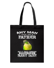 Green Cheeked Conure Daddy Tote Bag tile