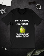 Green Cheeked Conure Daddy Classic T-Shirt lifestyle-mens-crewneck-front-16