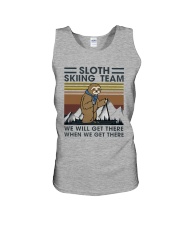 Skiing Lover 1 - Sloth Skiing Team Unisex Tank tile