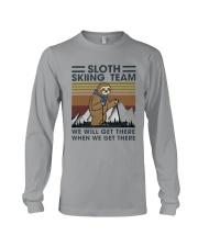 Skiing Lover 1 - Sloth Skiing Team Long Sleeve Tee tile