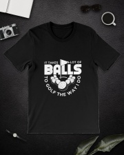 Golf 97 It Takes A Lot Of Balls To Golf Classic T-Shirt lifestyle-mens-crewneck-front-16