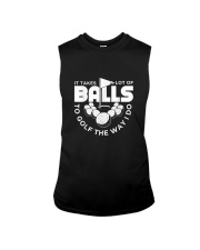 Golf 97 It Takes A Lot Of Balls To Golf Sleeveless Tee tile