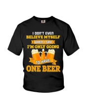 Beer Lover - Don't Believe Myself Youth T-Shirt tile