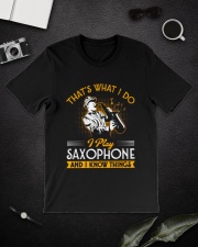 Saxophone Know Things Classic T-Shirt lifestyle-mens-crewneck-front-16