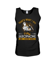 Saxophone Know Things Unisex Tank tile