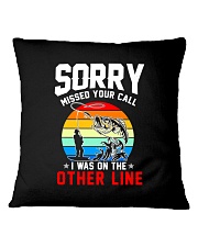 Fishing 3 - Sorry Missed Your Call Square Pillowcase tile
