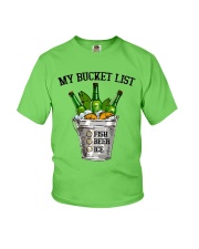 Fishing 2 - My bucket list Youth T-Shirt tile