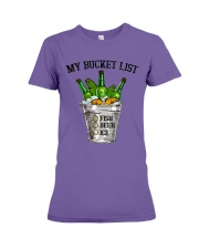 Fishing 2 - My bucket list Premium Fit Ladies Tee tile