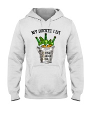 Fishing 2 - My bucket list Hooded Sweatshirt front