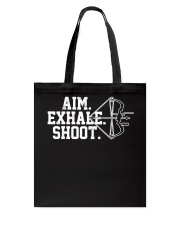 Archery Aim Exhale Shoot Tote Bag tile