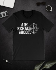 Archery Aim Exhale Shoot Classic T-Shirt lifestyle-mens-crewneck-front-16