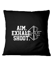 Archery Aim Exhale Shoot Square Pillowcase tile