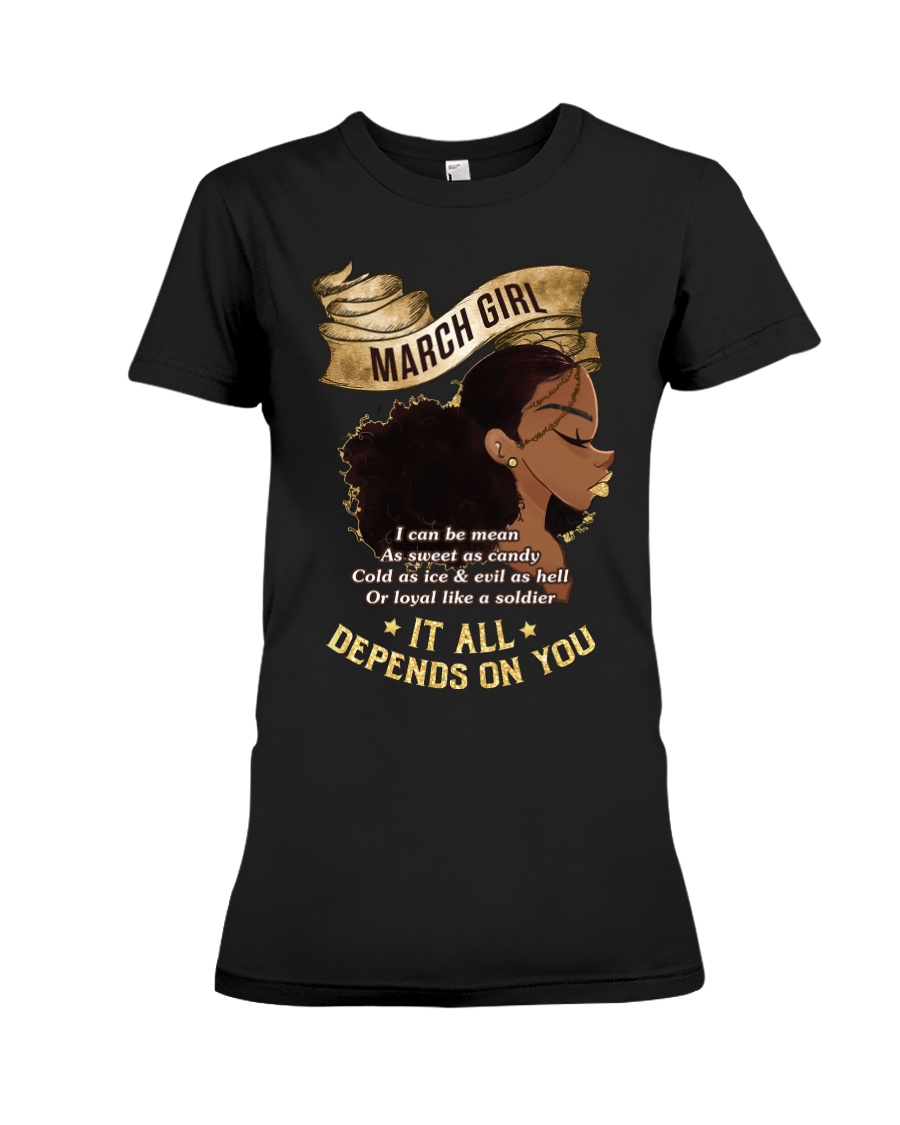 march girl Premium Fit Ladies Tee