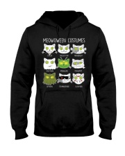 Meowoween Costumes Funny Cat Halloween T-Shirt Hooded Sweatshirt thumbnail
