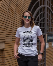 ONCE A NURSE Premium Fit Ladies Tee lifestyle-women-crewneck-front-2