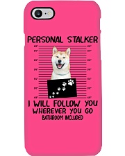 Shiba Inu personal stalker I will follow you Phone Case tile