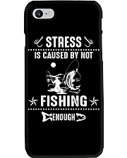 STRESS - IS CAUSED BY NOT FISHING ENOUGH Phone Case tile