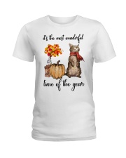 Funny Cat Halloween T-Shirt Ladies T-Shirt front