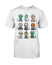 Funny Cute Cat Halloween Funny Halloween Gift Classic T-Shirt thumbnail