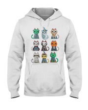 Funny Cute Cat Halloween Funny Halloween Gift Hooded Sweatshirt thumbnail