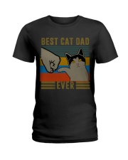 Best Cat Dad Classic T-Shirt Ladies T-Shirt front