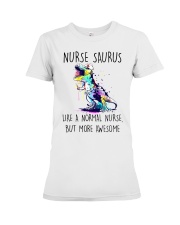 NURSE SAURUS Premium Fit Ladies Tee tile