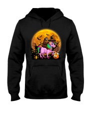 Happy Halloween Sloth and Unicorn and Cockatoo Hooded Sweatshirt tile