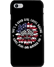 Good girl loves racing Phone Case thumbnail