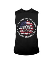 Good girl loves racing Sleeveless Tee thumbnail