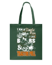 TRACTOR PULLING - SIMPLE MAN Tote Bag thumbnail