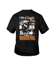 TRACTOR PULLING - SIMPLE MAN Youth T-Shirt thumbnail