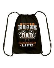 Dirt track racing Dad- meaning of life Drawstring Bag thumbnail