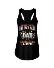 Dirt track racing Dad- meaning of life Ladies Flowy Tank thumbnail