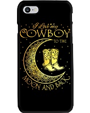 I love my cowboy to the moon and back Phone Case thumbnail