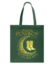 I love my cowboy to the moon and back Tote Bag thumbnail