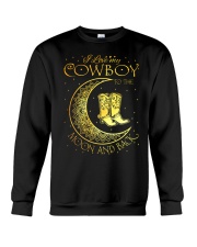 I love my cowboy to the moon and back Crewneck Sweatshirt thumbnail