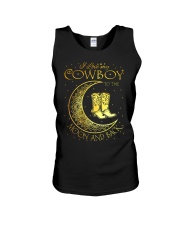 I love my cowboy to the moon and back Unisex Tank thumbnail
