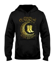 I love my cowboy to the moon and back Hooded Sweatshirt thumbnail