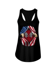 Dirt track racing US Ladies Flowy Tank thumbnail