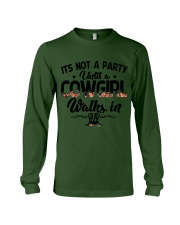It's not a party until a cowgirl walks in Long Sleeve Tee thumbnail